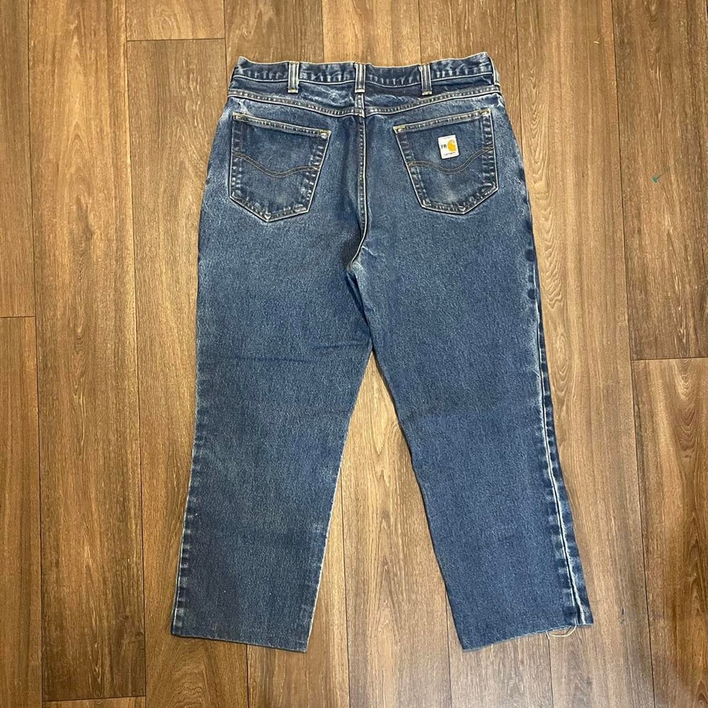 Carhartt relaxed fit blue jeans jeans 36x32